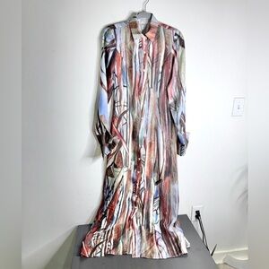 Ala Von Auersperg Printed Maxi Dress